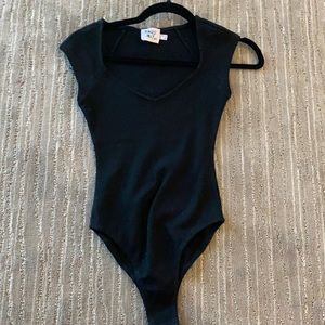 PRINCESS POLLY CAREY BODYSUIT BLACK SIZE 0